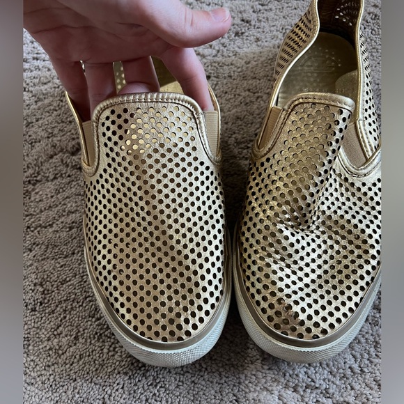 Tory burch gold sneakers - Picture 2 of 4